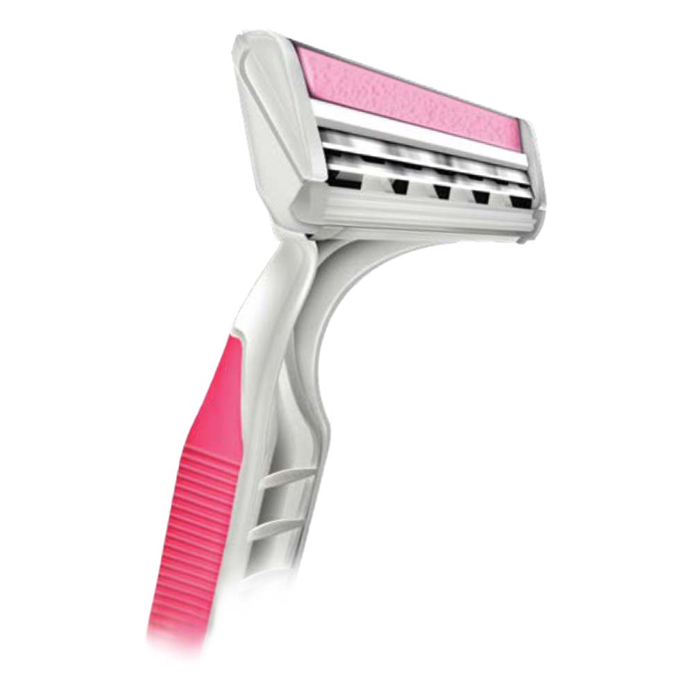 تیغ چند بار مصرف 2 لبه رابرگريپ زنانه (پک 5 عددی) - تصویر 2