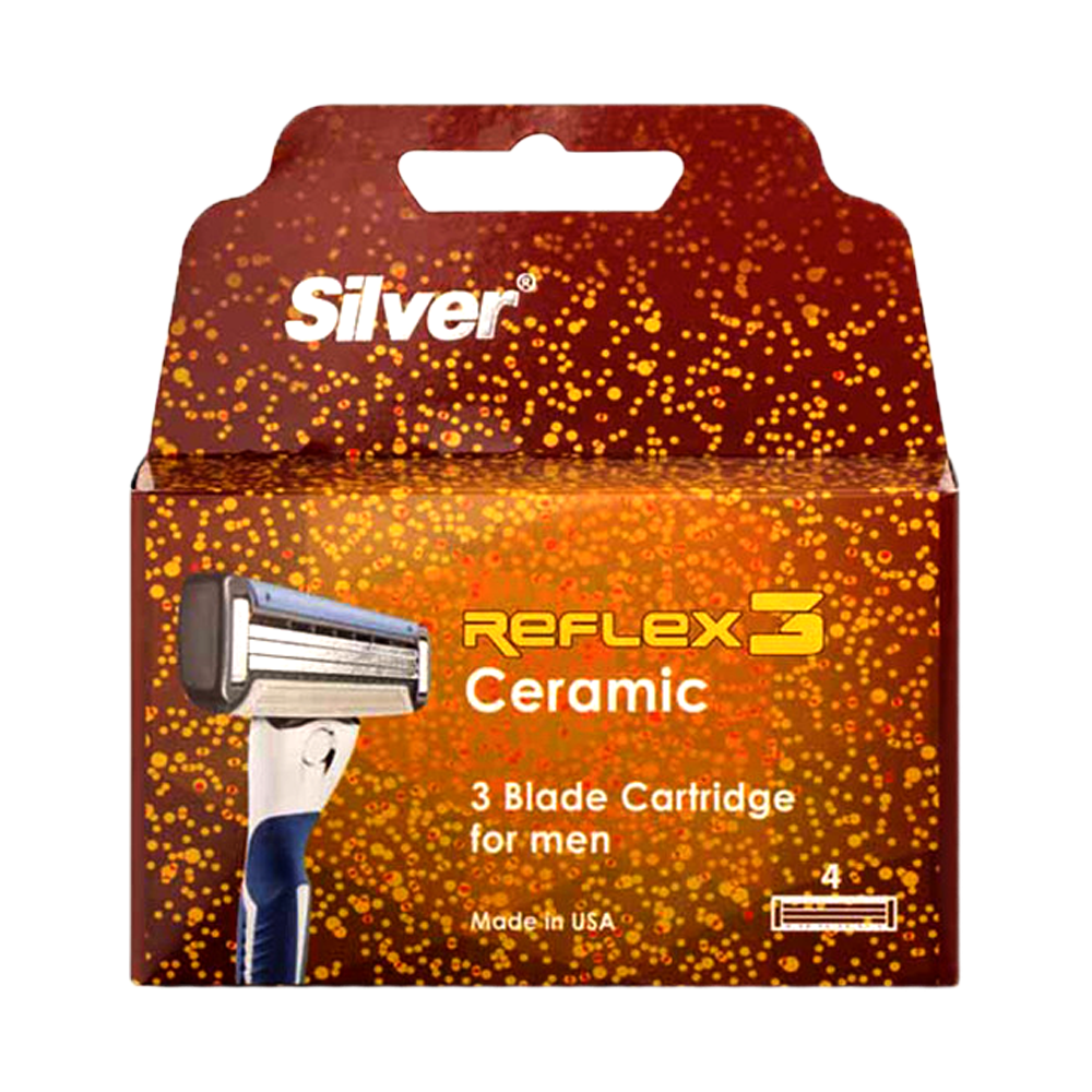 تیغ یدک سیلور مدل Reflex 3 بسته 4 عددی