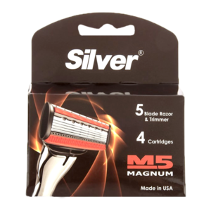 تیغ یدک 4 عددی سیلور مدل M5 Magnum