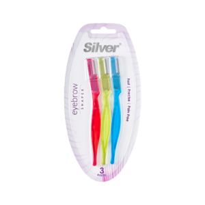 تيغ چند بار مصرف 1 لبه ابرو زنانه (بلیستر 3 عددی)