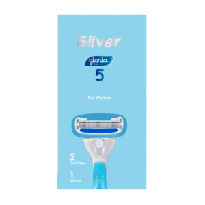 تیغ سیستم 5 لبه گلوریا۵ زنانه آبی